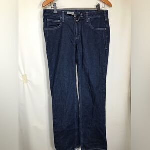 Carhartt Curvy Fit Mid Rise Bootcut Jeans Women's 8x34 WB040 DKN